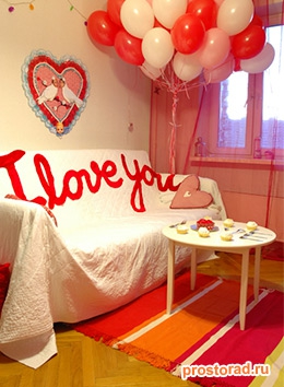 Романтическое украшение комнаты - 74 фото