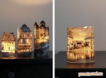 Ночной город из свечей, Сюрприз со свечами